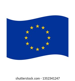 European union waving flag