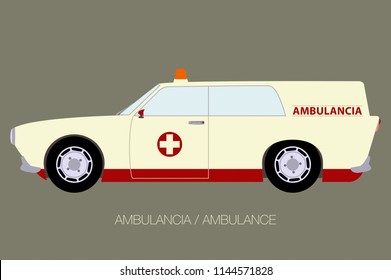 european vintage ambulance