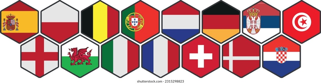 europeans flag icon vector design 