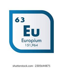 europium icon set. vector template illustration  for web design