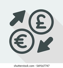 Euro/Sterling - Foreign Currency Exchange Icon