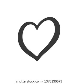 Eurovision logo heart vector logo design template