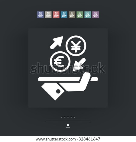 Euro Yuan Foreign Currency Exchange Icon Stock Vector Royalty Free - 