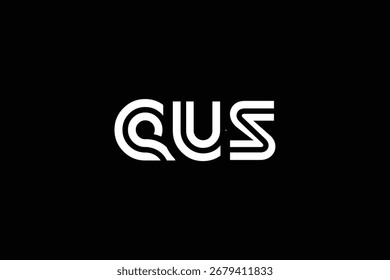 EUS Creative Unique Modern Letter Logo Design. Elegant Monogram Logo Design with Decorative Elements and Typography