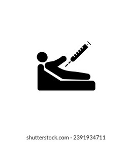 Euthanasia concept line icon. Simple element illustration. Euthanasia concept outline symbol design.