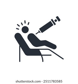 euthanasia icon. vector.Editable stroke.linear style sign for use web design,logo.Symbol illustration.