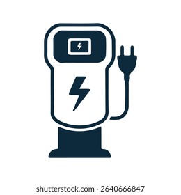 EV Charger Icon – Electric Car and Bike Charging Sign