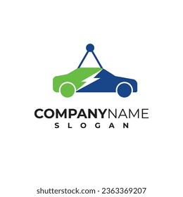 ev charging service logo for ev car charging company 