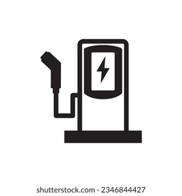 Ev station icon, Car Charging Station Related Flat vector Icons. Contains such Icon as electric socket station, Car plugged to charge, charging vector logo, 