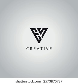 EV VE Modern Creative Alphabet Business Logo Design Vector Icon Symbol.