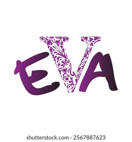 EVA logo typo eps file