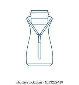 Eva Solo Coffee Maker Vector Line Icon