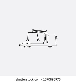 evacuation of cars icon sign signifier vector