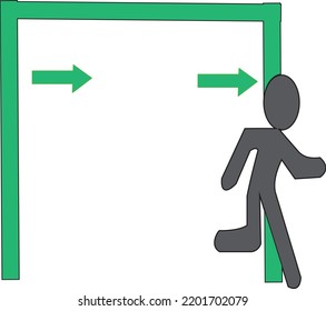 Evacuation Path in the event of an emergency