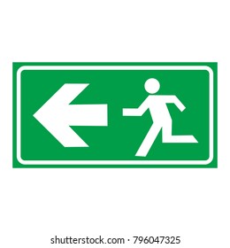 evacuation route icon