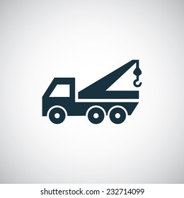 evacuator icon on white background 