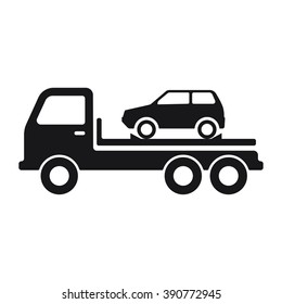 Evacuator icon Vector Illustration on the white background.
