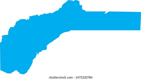 evada county map in the state of California