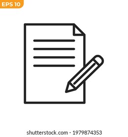 Bewertung der Symbol-Vorlage für das Berichtsymbol für die grafische und Web-Design-Kollektion Vektorgrafik