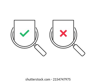 Evaluate results sign. Vector illustration