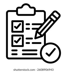 Evaluation Checklisticon Element For Design