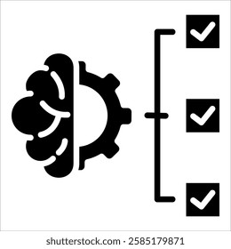Evaluation Cogitate Icon Element For Design
