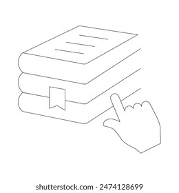 Evaluation concept with icon. Criteria, Online Education: thin vector icon set, black and white kit . Vector Simple icon. Eps 10. 