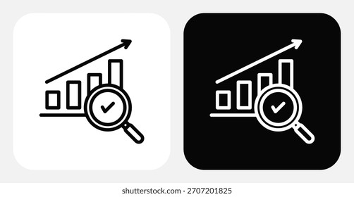Evaluación Dual Monochrome Icon Set