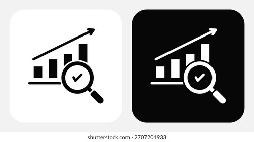 Evaluation Dual Monochrome Icon Set