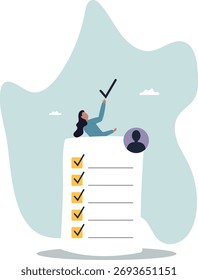 Evaluation or employee assessment, rating or performance review for improvement,about a man and his life.