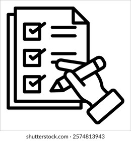Evaluation Icon Element For Design