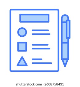 Evaluation Icon Element for Design