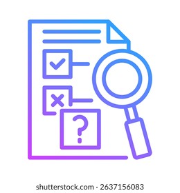 Evaluation Icon Element For Design