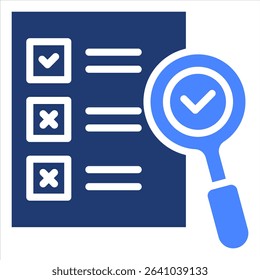 Evaluation Icon Element for Design
