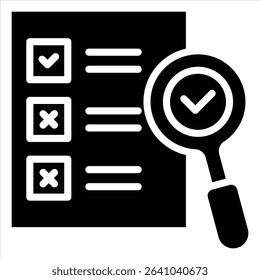 Evaluation Icon Element for Design