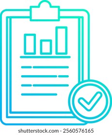 Evaluation Icon - Line Style - Meritocracy Theme