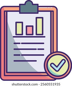 Evaluation Icon - Lineal Color Style - Meritocracy Theme