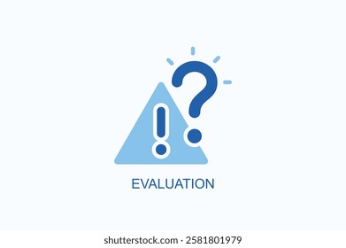 Evaluation Icon Or Logo Isolated Illustration