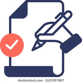 Icono de evaluación Ilustración vectorial de color mixto