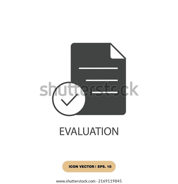 evaluation icons  symbol vector elements for\
infographic web