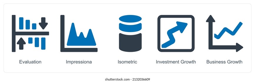 Evaluation And Isometric Icon Concept