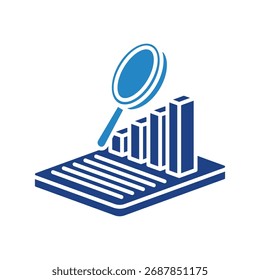 Icono isométrico de la mini ilustración. Uso Para El Concepto Moderno, Impresión, Ui, Ux Kit, Web Y Desarrollo De App. Vector Relacionado Con El Mercado, Negocios, Finanzas