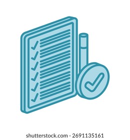 Ícone Isométrico de Mini Ilustração de Avaliação. Use Para Conceitos Modernos, Impressão, Ui, Kit Ux, Desenvolvimento De Web E Aplicativos. Vetor Relacionado A Mercado, Negócios, Finanças