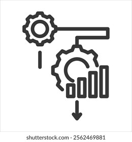 Evaluation Outline Icon Vector Illustration