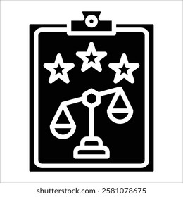 Evaluation Scale Icon Element For Design