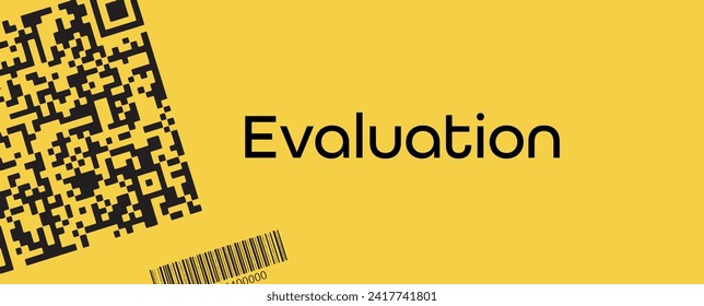 Signo de evaluación en el fondo blanco