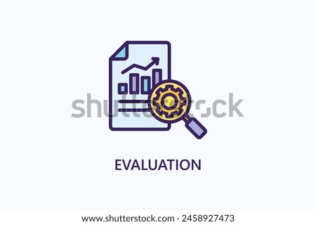 Evaluation Vector Icon Or Logo Illustration