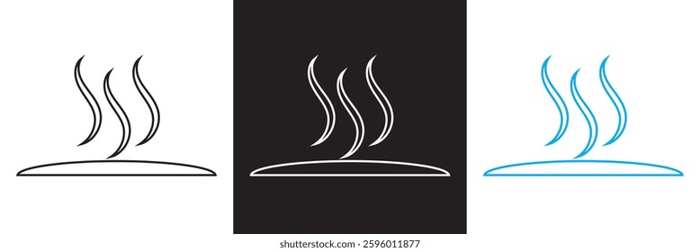 Evaporate icon. Vector illustration. isolated on white and black background. EPS 10