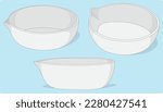 Evaporating dish is a shallow, flat-bottomed dish used in labs to dry solutions by evaporation. Wide surface area, low sides. Made of porcelain or glass.