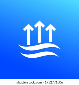 Evaporation Or Evaporate Water Icon